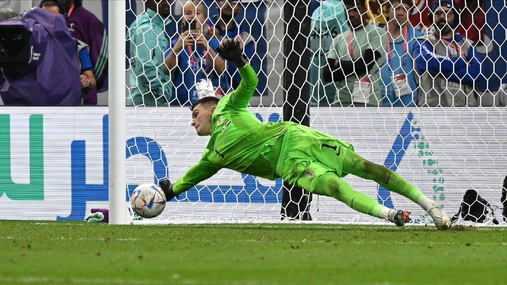 世界杯日本战加时克罗地亚门将三扑点球4比2晋级八强
