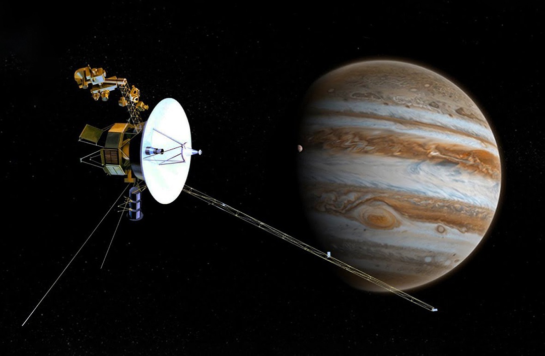 美国宇航局(nasa)的旅行者1号和旅行者2号还在太空中飞行,前者离地球2