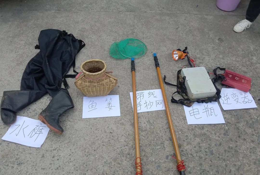 别电鱼了,黄姚中洞村和笔头村有村民电鱼被抓了!|富阳|电鱼|电鱼机_新