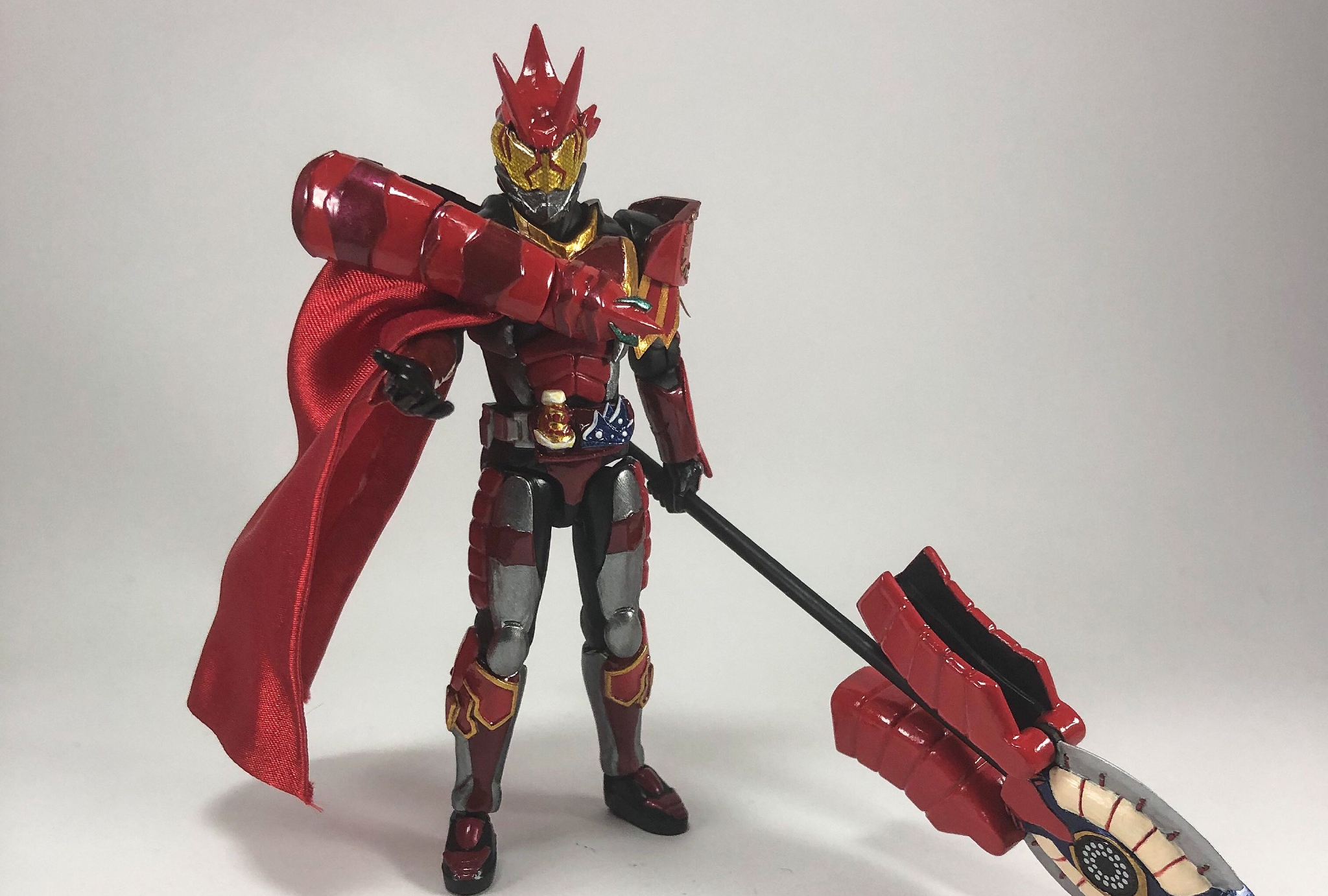 大神自制假面骑士利维斯手办挑战官方有4种武器和最终形态