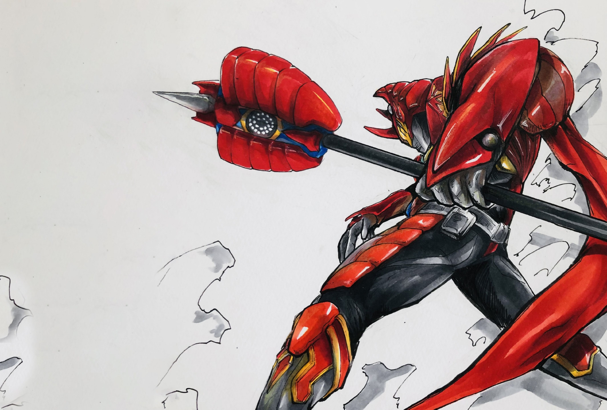 大神自制假面骑士利维斯手办挑战官方有4种武器和最终形态