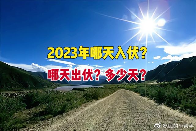 2023年又是“加长版”三伏天!哪天入伏?哪天出伏?时间表来了__财经头条