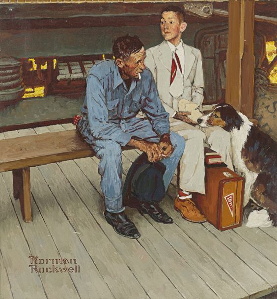 生动的画面 插画大师 诺曼·洛克威尔 norman rockwell_高清图集_新浪