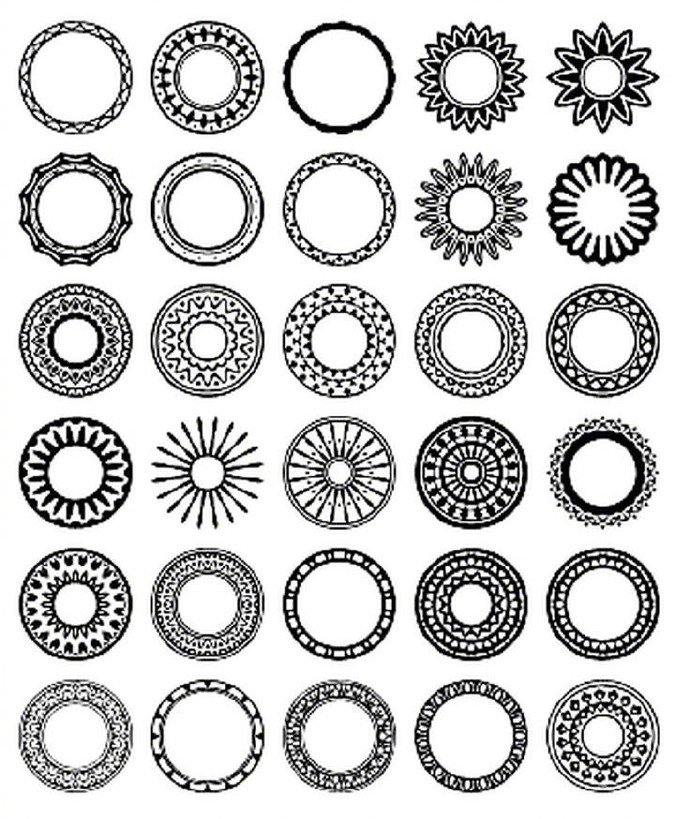 拓展思维 圆形图案创意