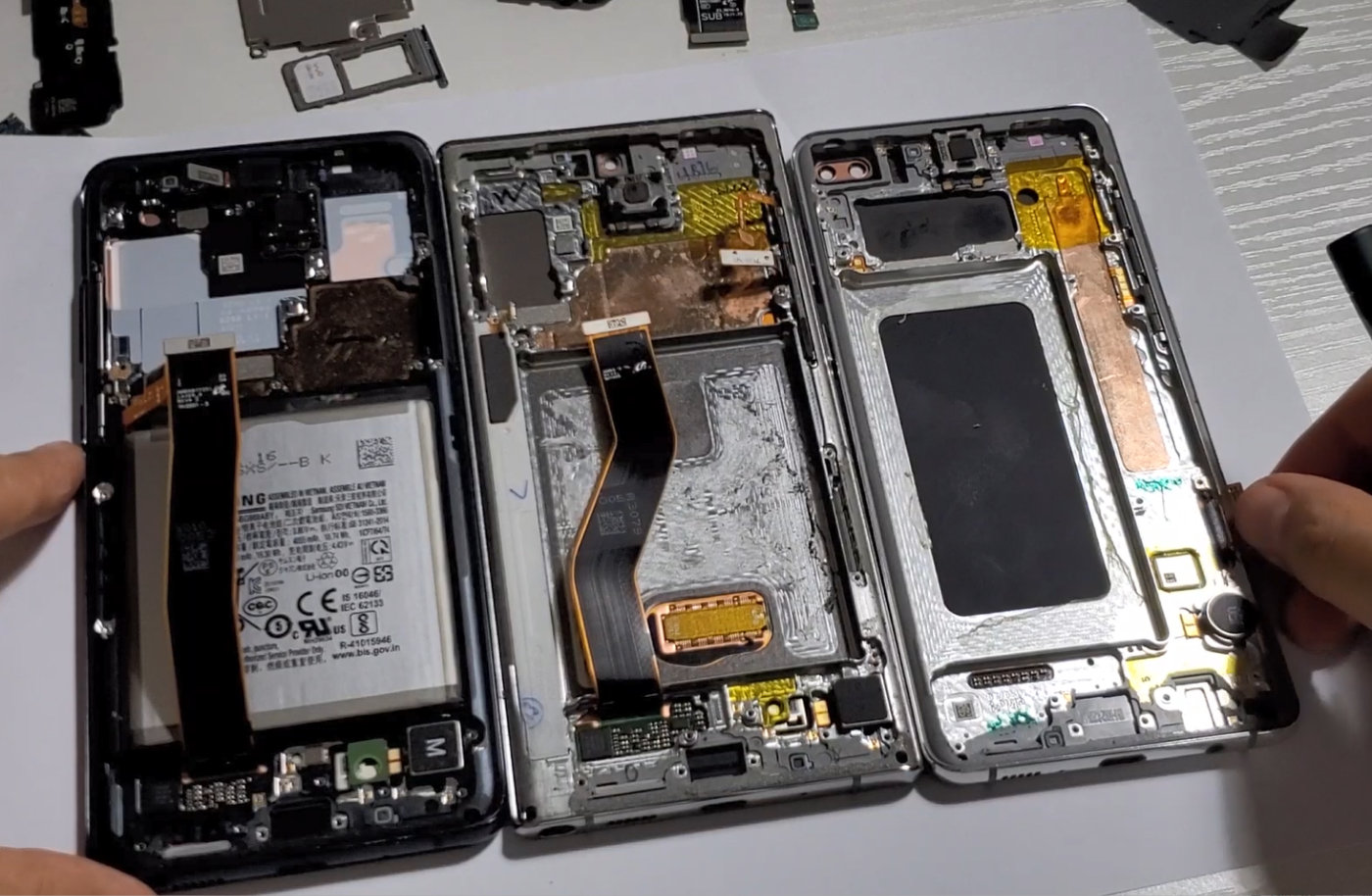 三星s20u拆解 内部结构 维修费用指南__财经头条