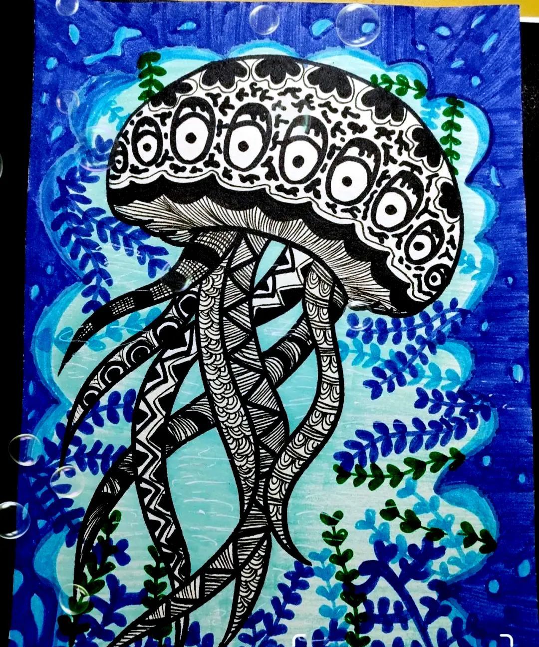 素材分享儿童画创意作品超美的装饰线描重磅来袭