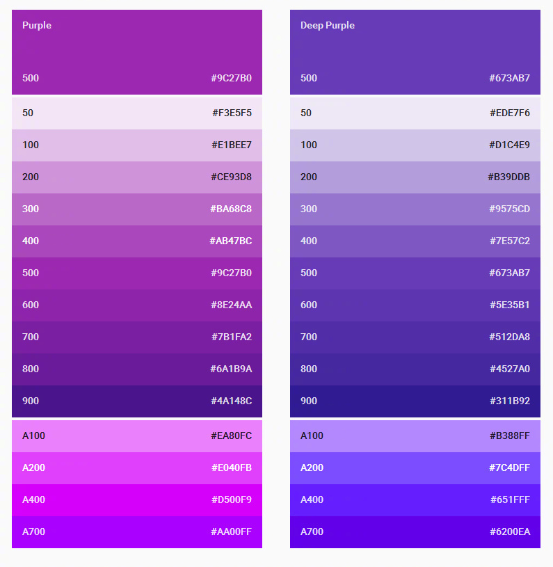 纯干货 赤橙黄绿青蓝紫 单色搭配方案 含数值 转需