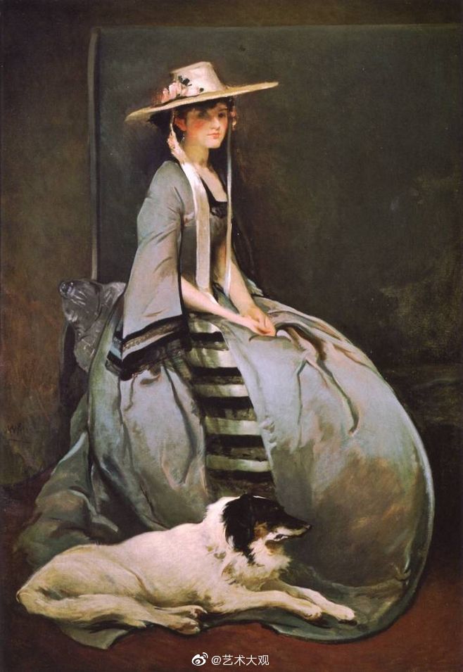 美国肖像画家约翰·怀特·亚历山大油画作品集-2john white alexander