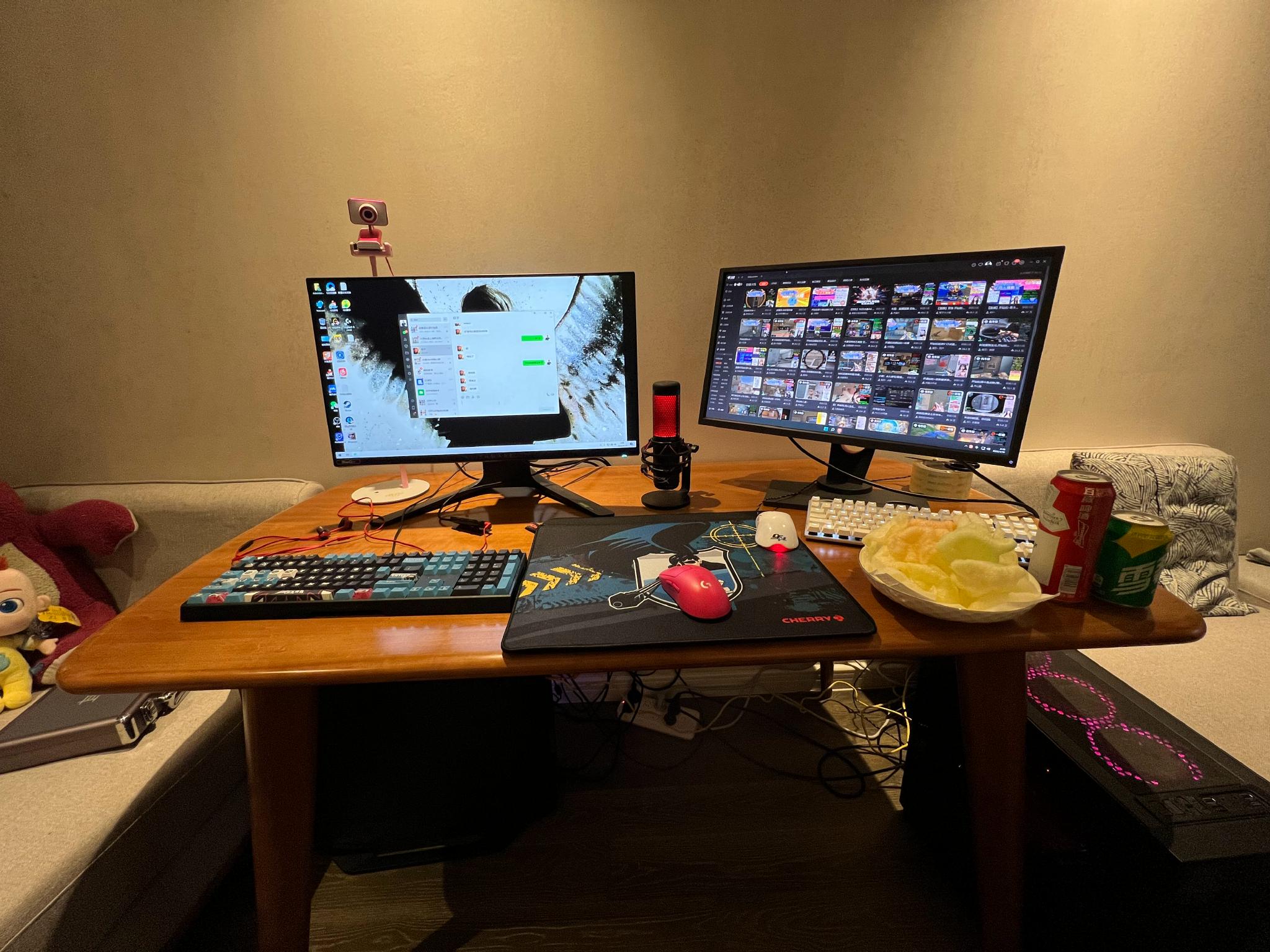 第一次体验真正的居家办公了兄弟们都挺住