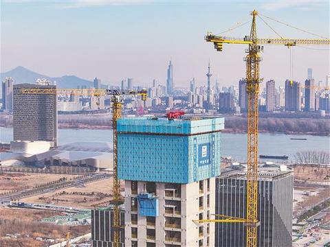 “空中造楼机”助力 智能绿色施工|智能|建造|造楼机_新浪新闻