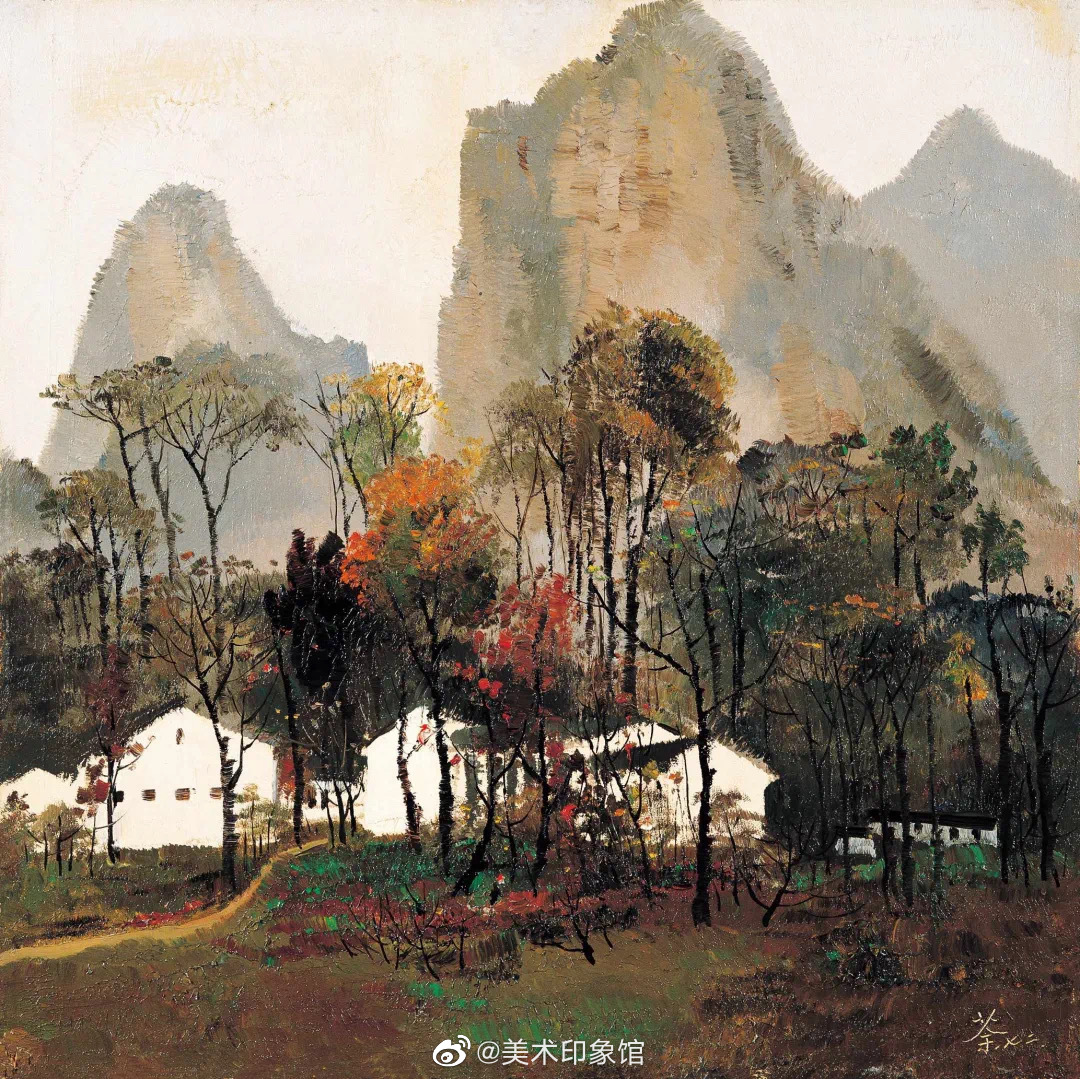 吴冠中油画作品