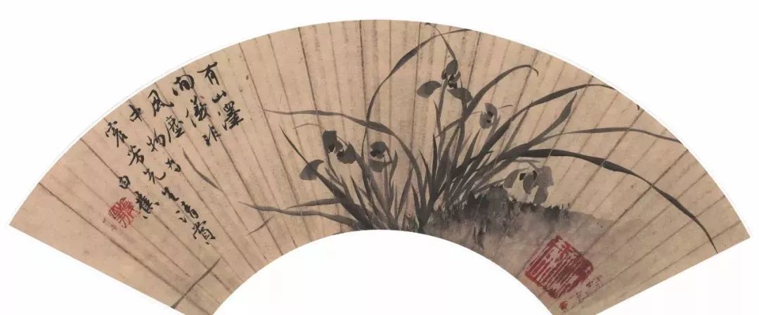 白蕉盛年精品书画扇面欣赏