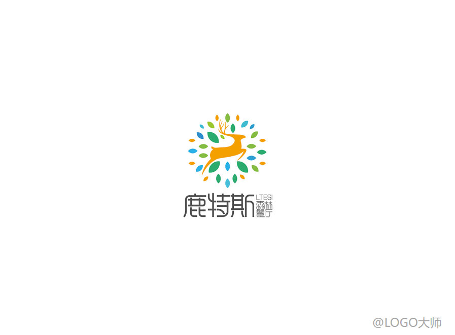 鹿元素logo设计欣赏