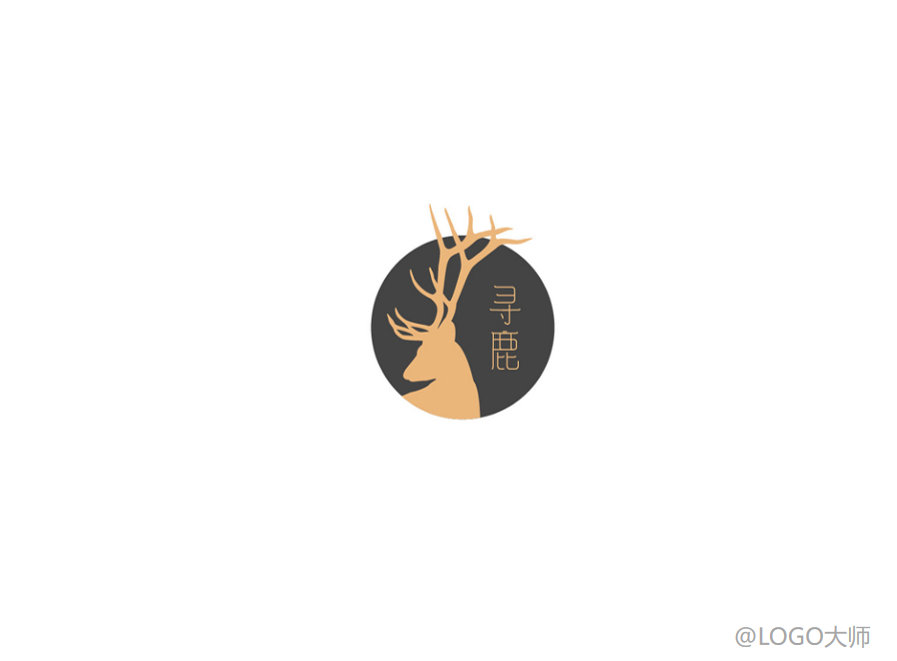 鹿元素logo设计欣赏