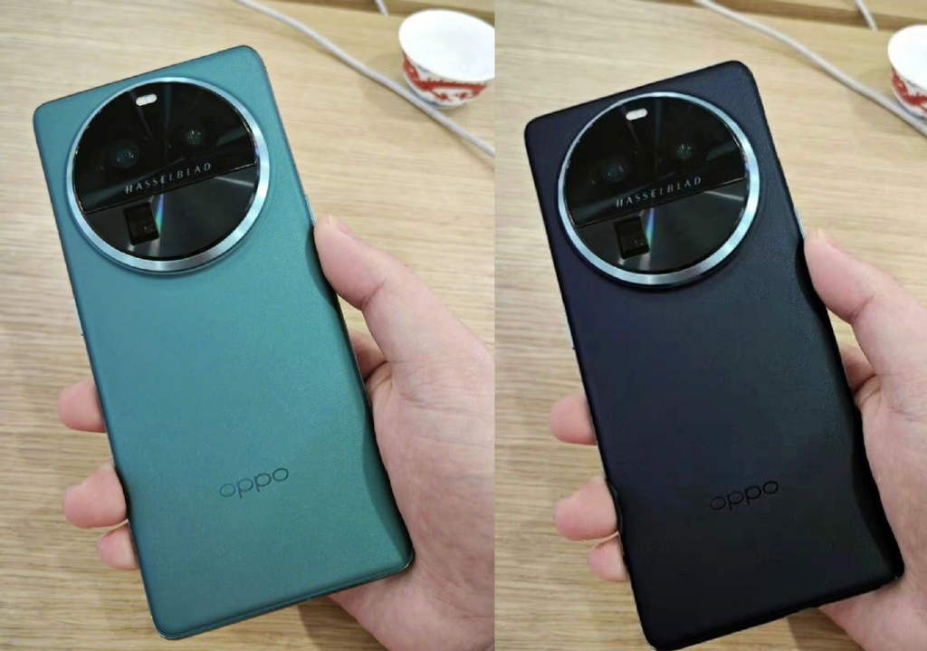 两种配色 超大圆形后摄 疑似oppo find x6系列完整真机背面照曝光