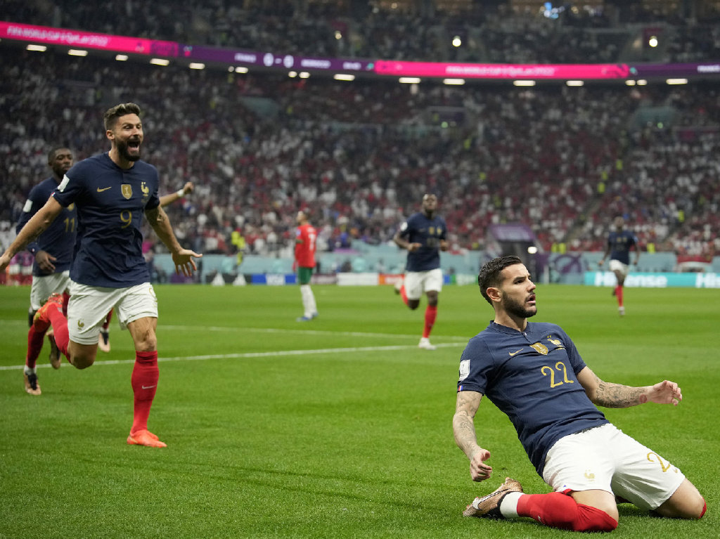 20法国挺进决赛打破24年魔咒摩洛哥出局姆巴佩决赛pk梅西