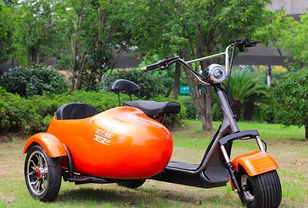 2款边三轮电动车来了,外观酷炫续航远,骑在路上很拉风