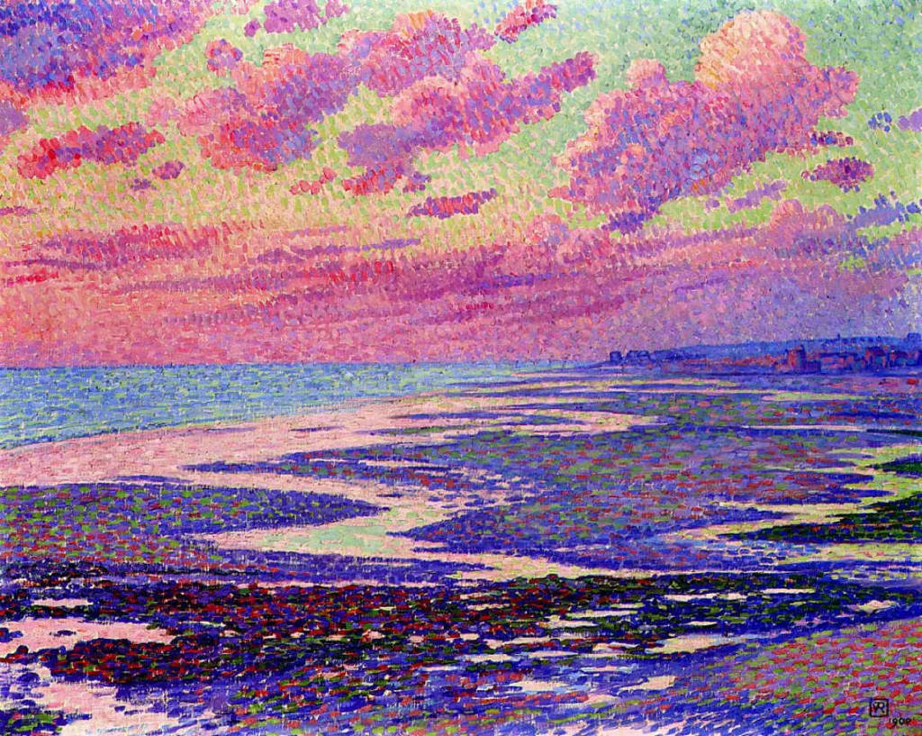 点彩画派后印象风 .theo van rysselberghe