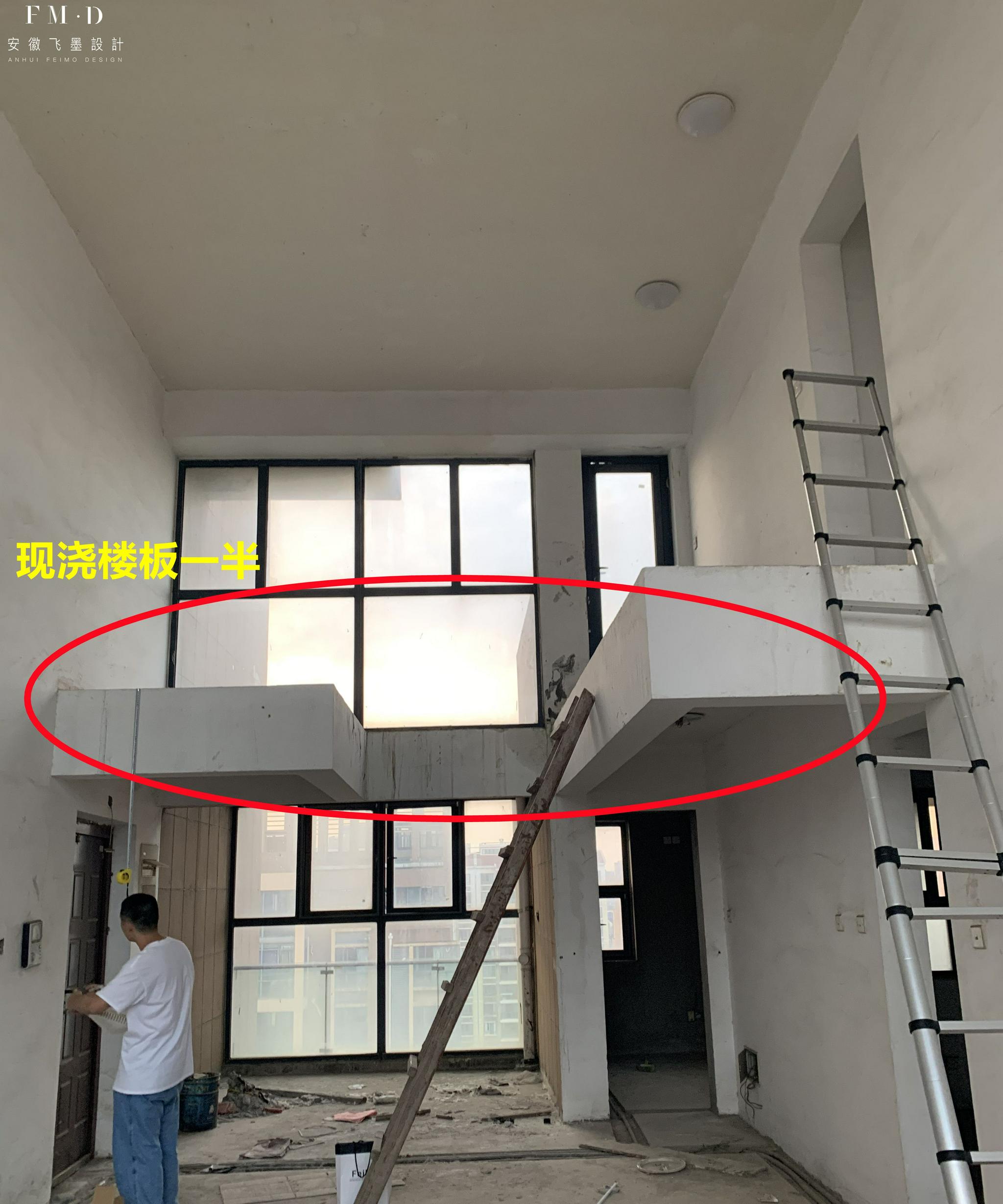 喜欢顶楼复式空间大楼板又能现浇一层多出一间空中书房