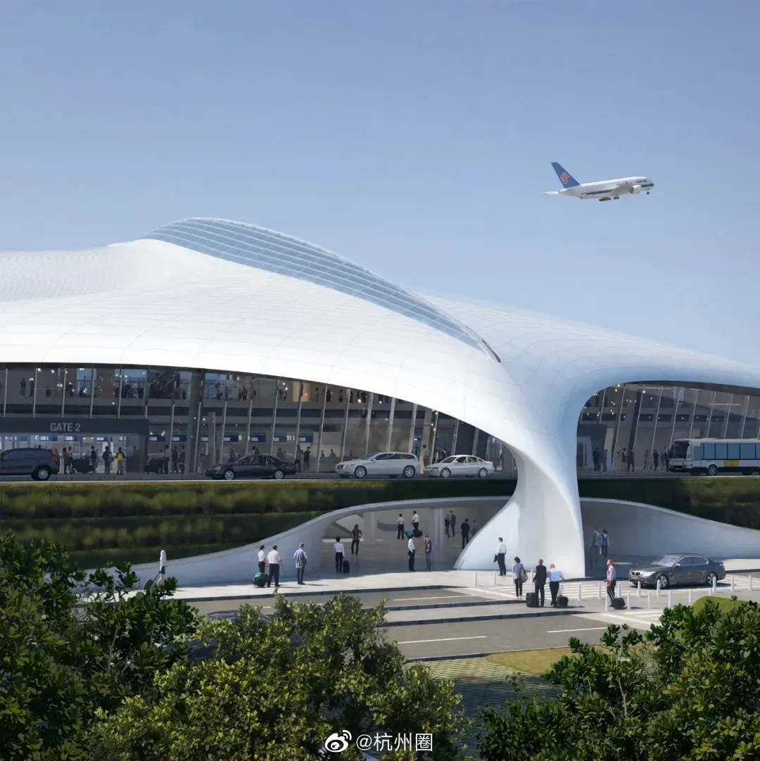 惊艳!MAD建筑事务所公布了动工的浙江丽水机场