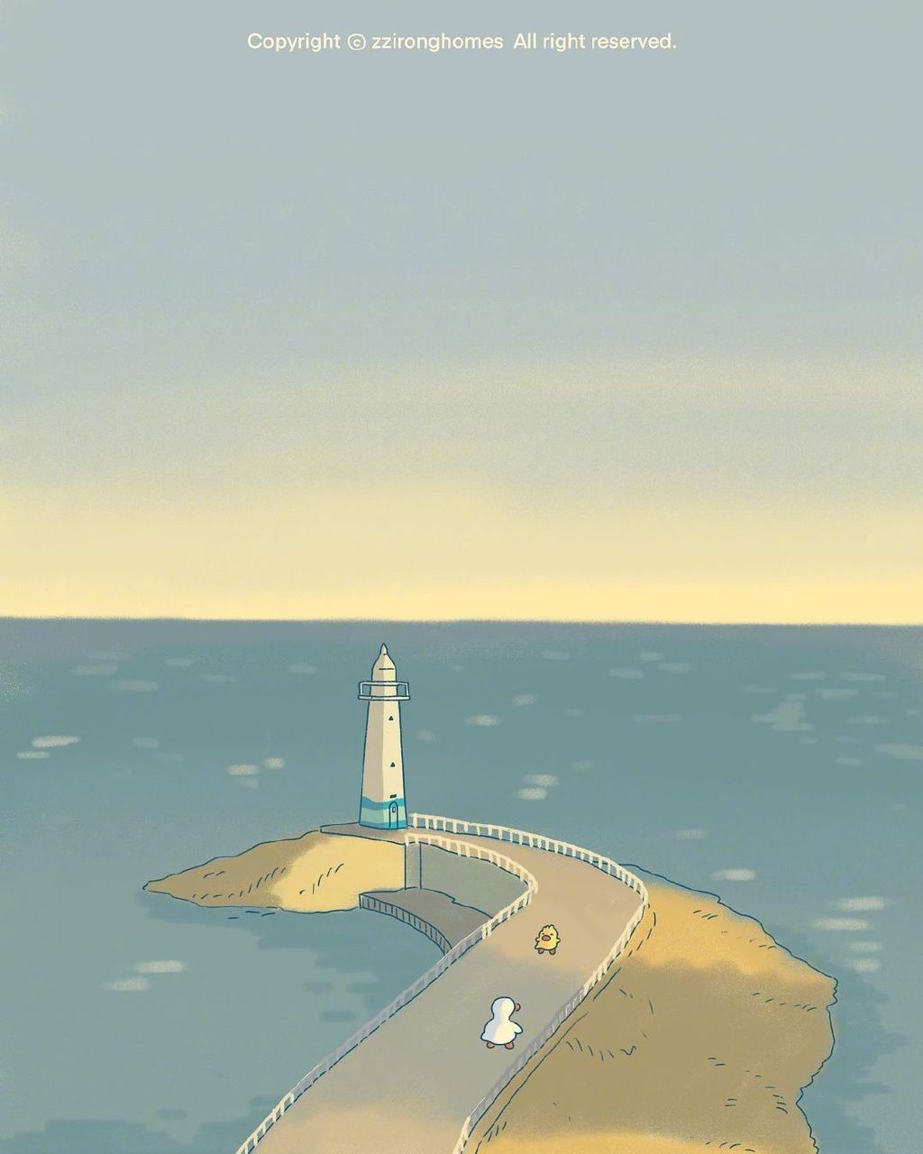 一组治愈温馨的插画设计! :zzirongx.x__财经头条