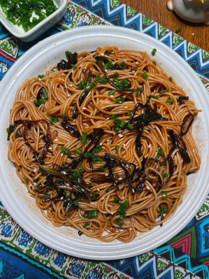 家常菜 | 简易版葱油拌面_高清图集_新浪网