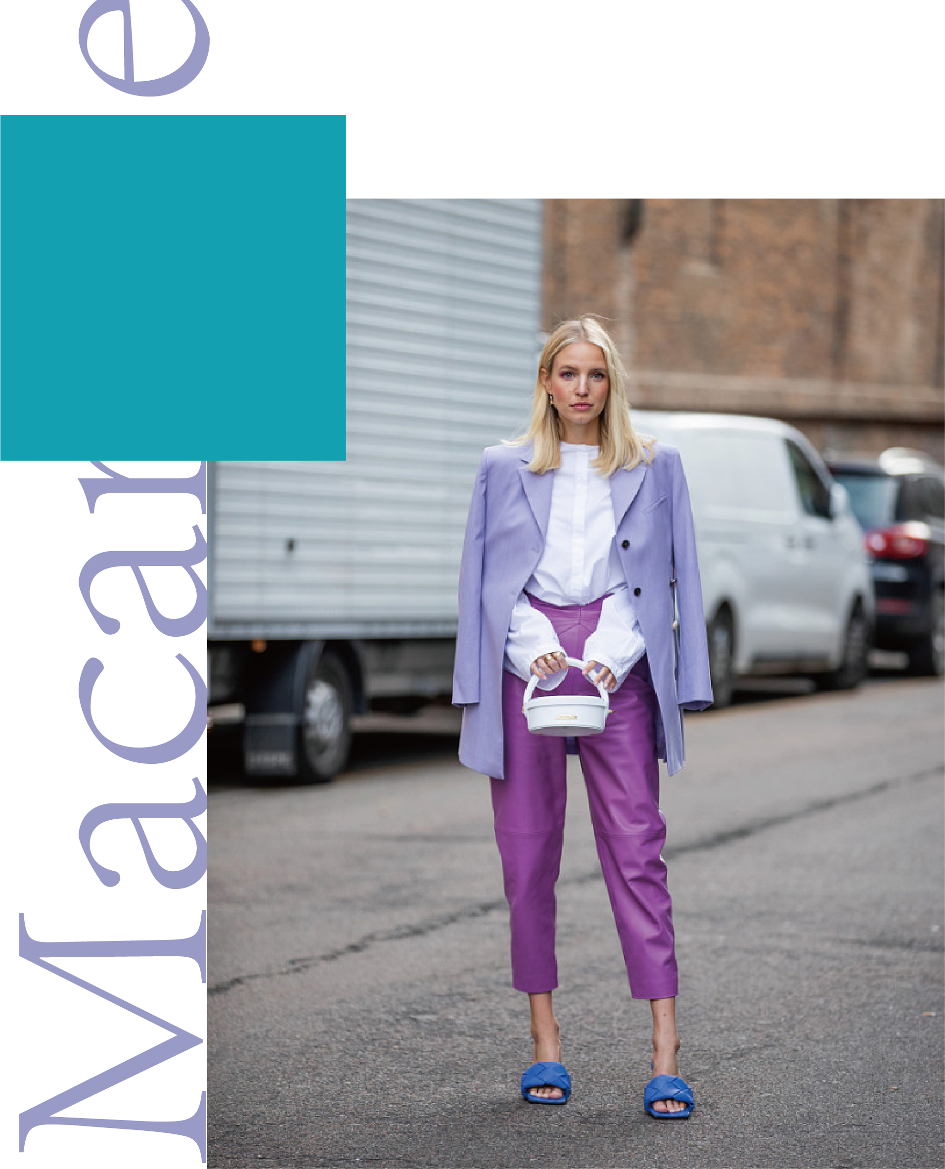 初冬我独宠马卡龙色,它的高级配色帮你准备好,照着穿就够了