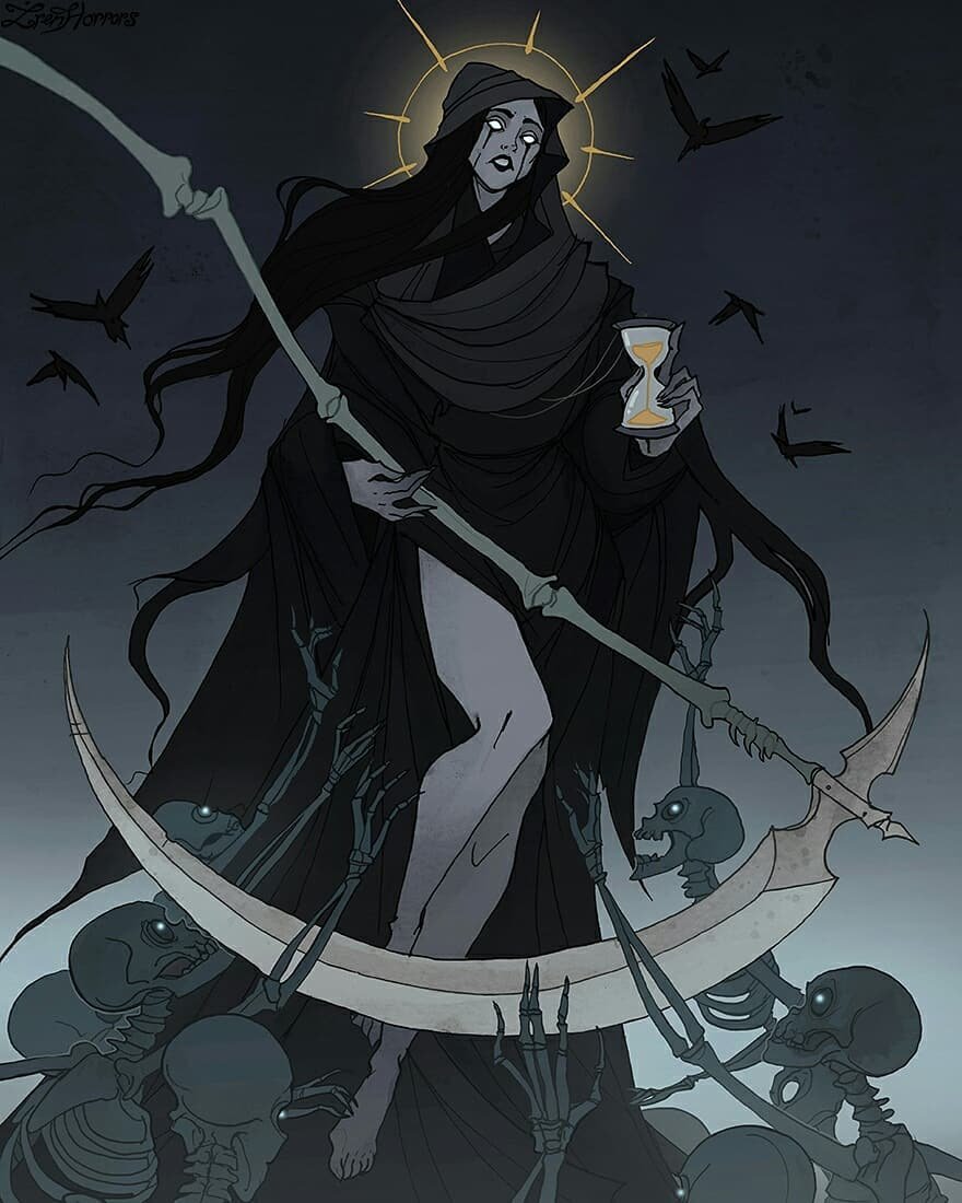 哥特式暗黑系插画 | ksenia svincova