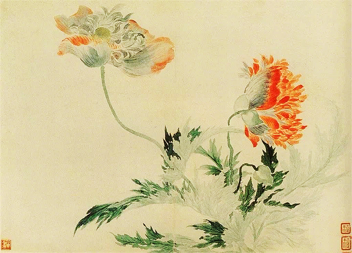 恽寿平 没骨花鸟画精品欣赏__财经头条