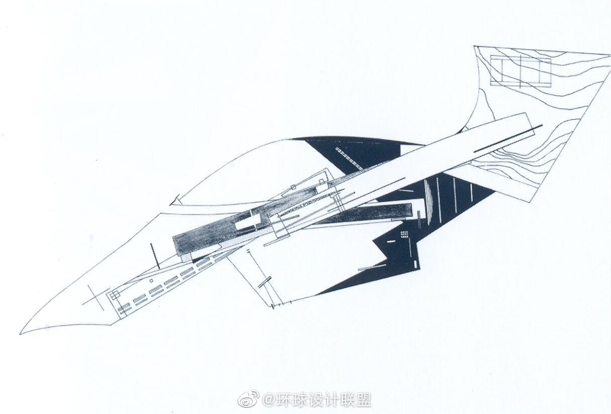 扎哈·哈迪德建筑手绘草图__财经头条
