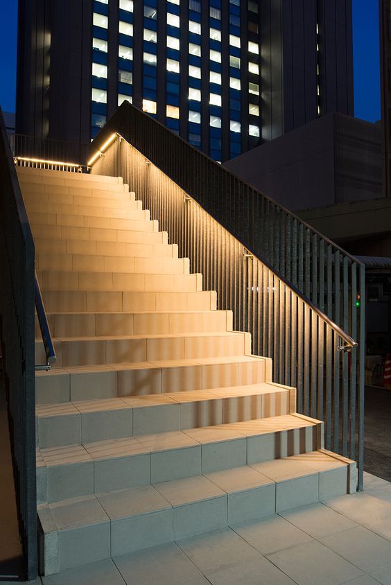 景观阶梯丨灯光设计_高清图集_新浪网