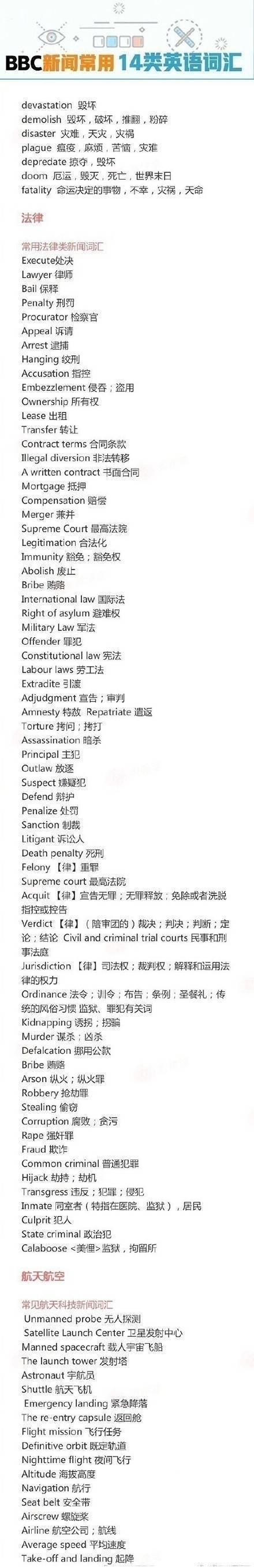 c新闻常用的14类英文词汇 积累起来有助于提升听力能力 c新闻常用的14类英文词汇 积累起来有助于提升听力能力