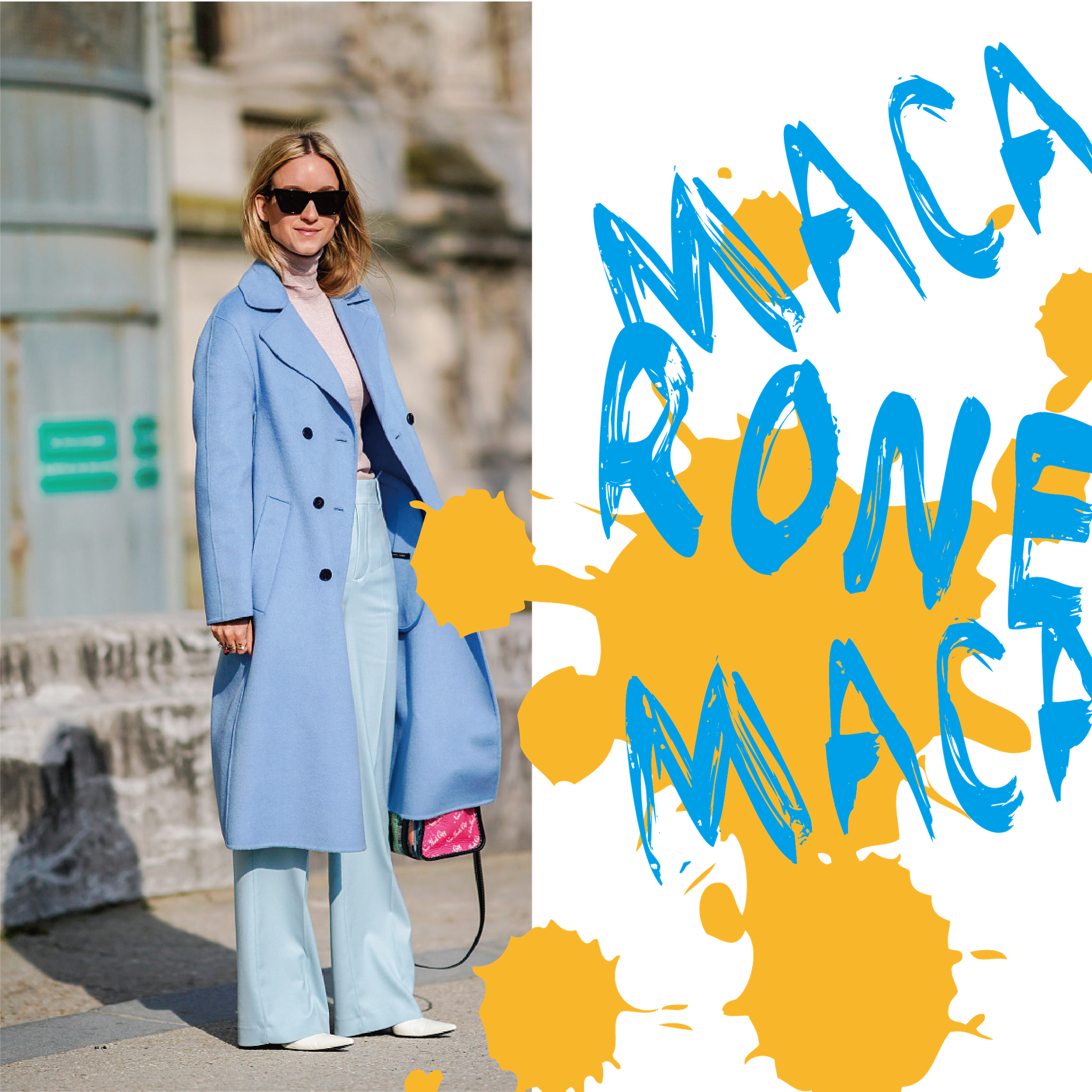 初冬我独宠马卡龙色,它的高级配色帮你准备好,照着穿就够了