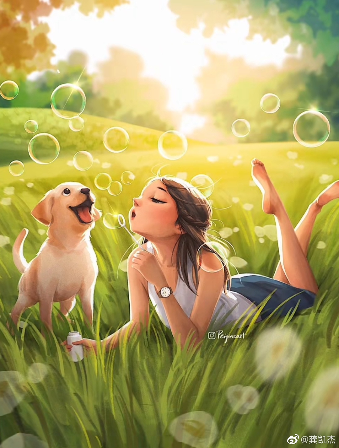 欣赏一下德国插画师peijin的作品