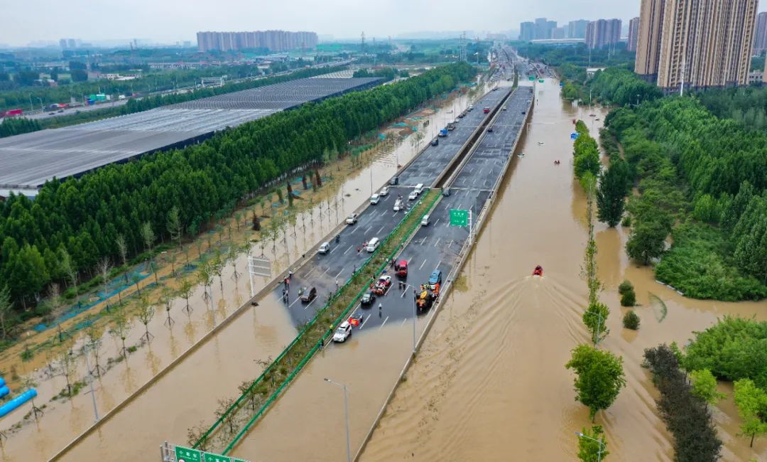 洪水郑州素材图片