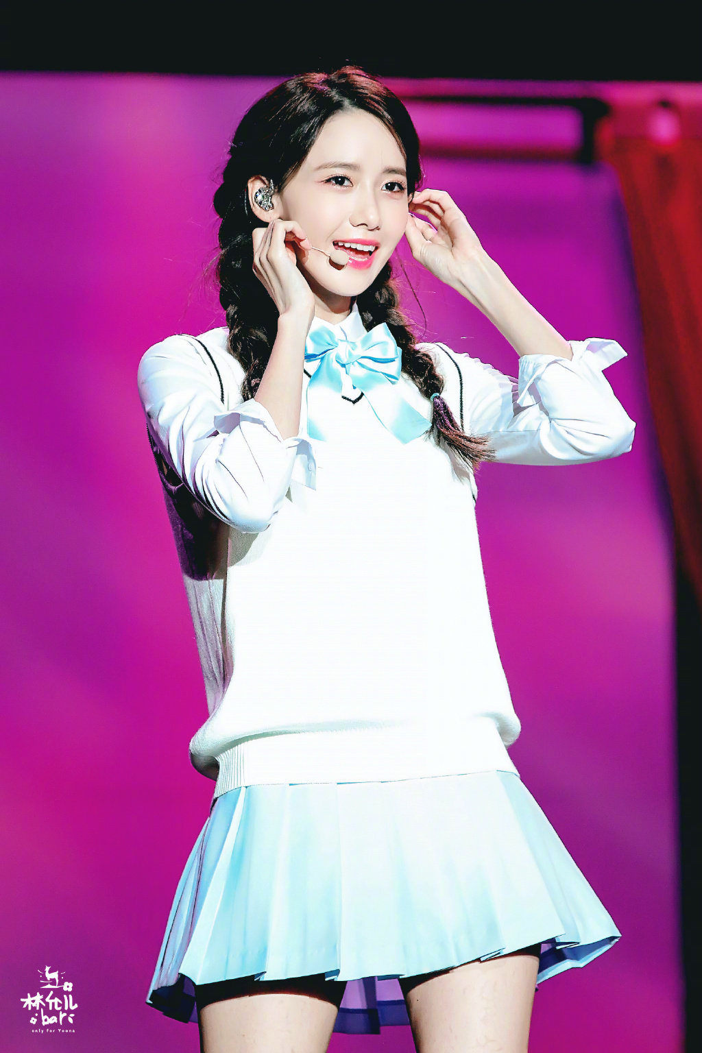 林允儿 早期的一组制服造型,好甜~_高清图集_新浪网