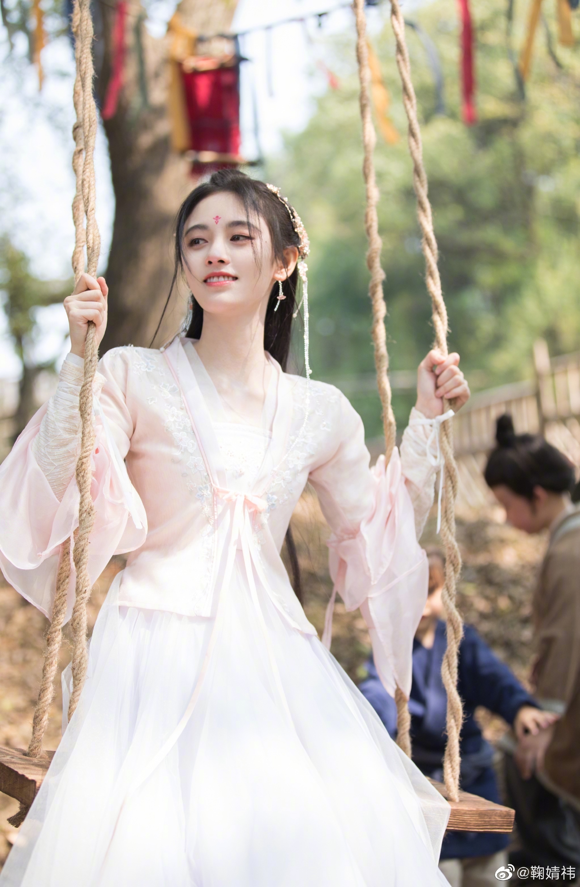 鞠婧祎古装造型好仙啊是仙女本人吧