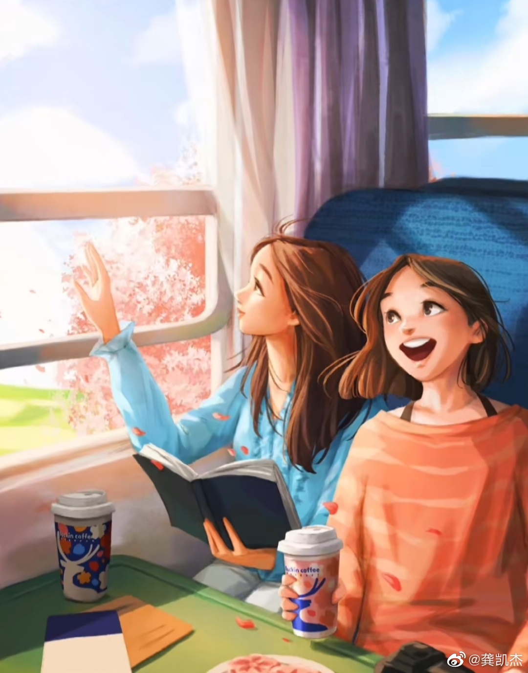 欣赏一下德国插画师peijin的作品~~~|插画师|德国|作品_新浪新闻