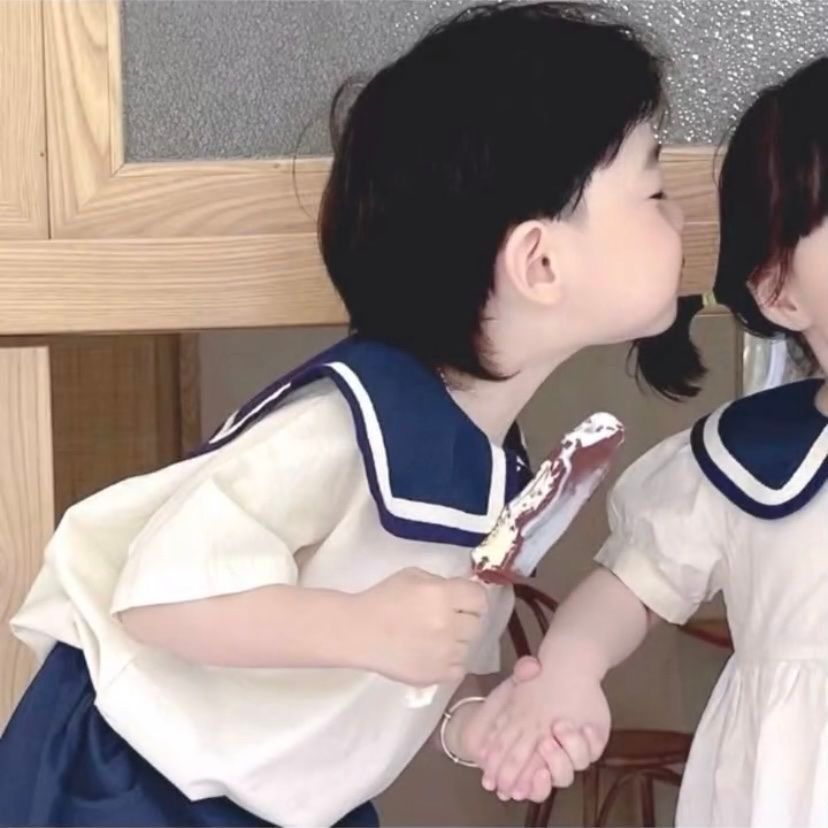 萌娃情侣头像 这组太可爱啦!