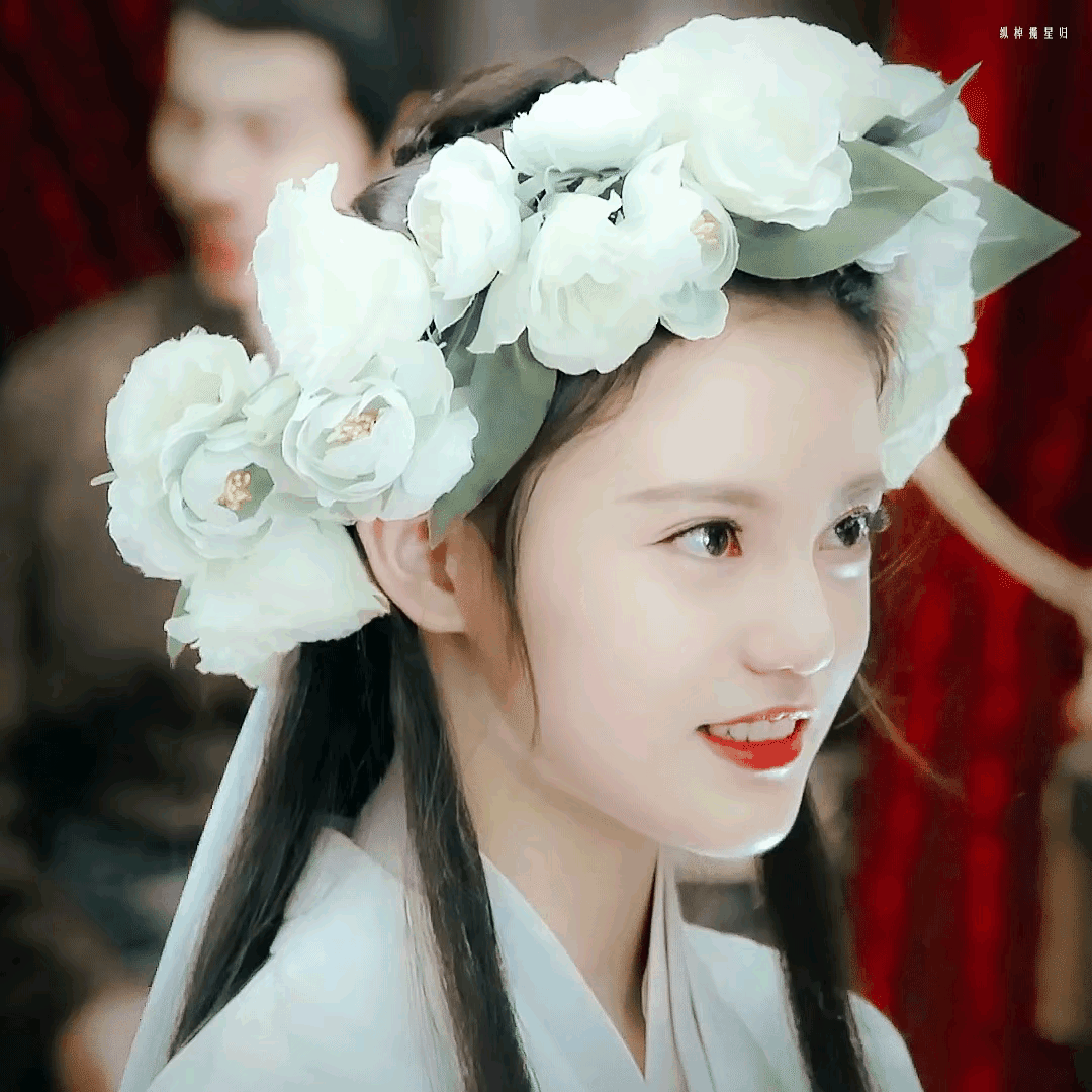 古装美女头戴花环谁最美