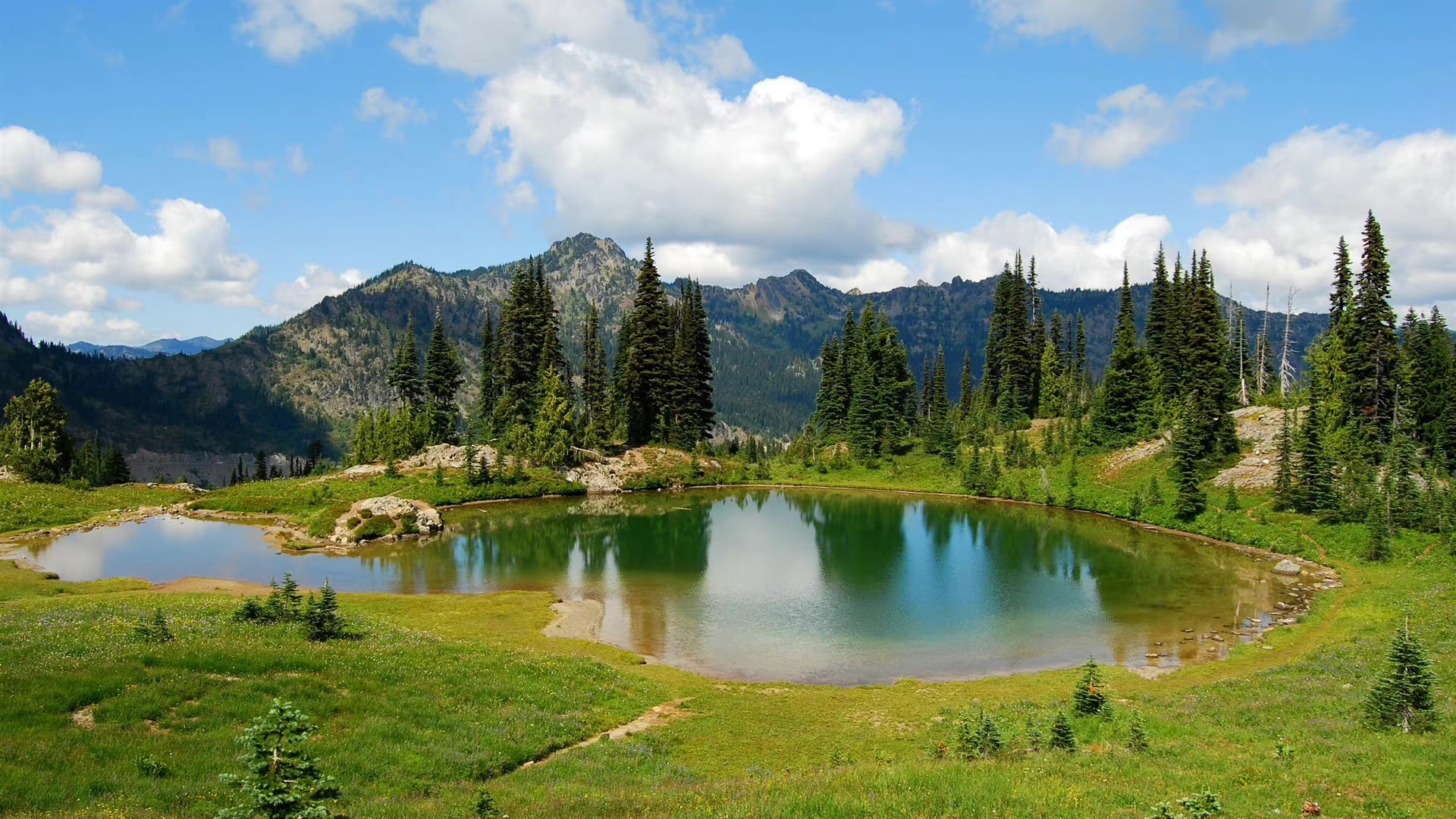 高清护眼壁纸风景山水图片