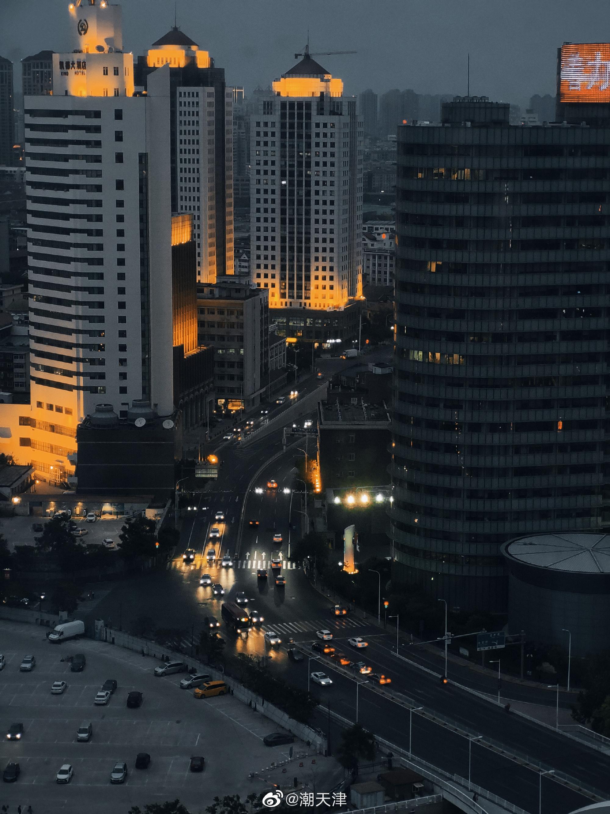 夜幕下的城市|夜幕|复苏|天津_新浪新闻