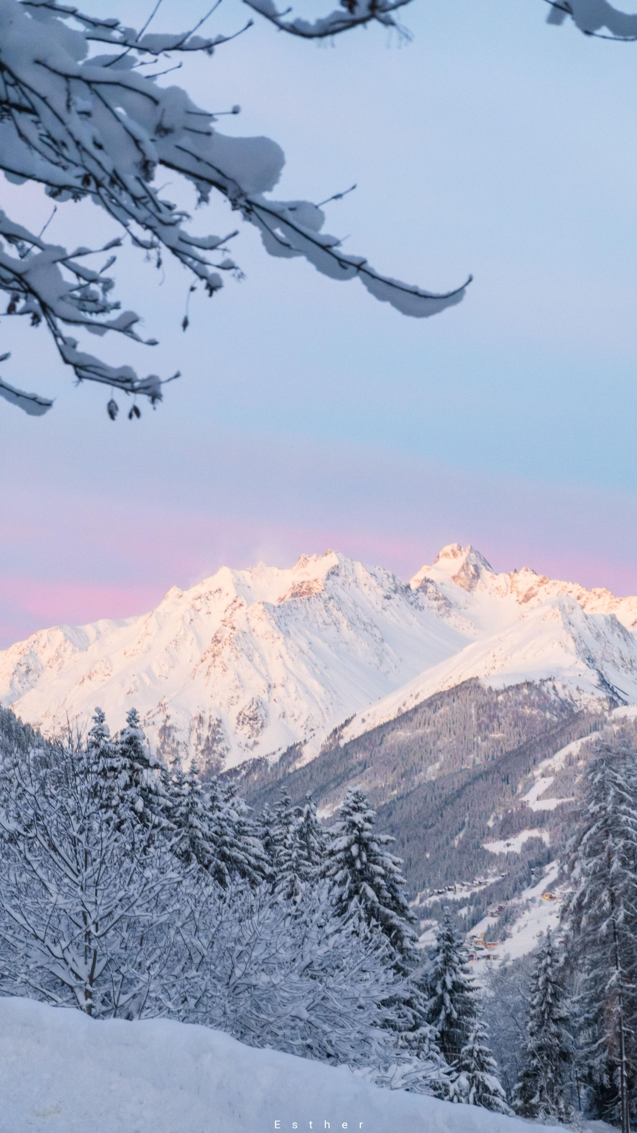 搓热手心,捂住耳朵,欣赏一下大雪覆盖的阿尔卑斯山_高清图集_新浪网