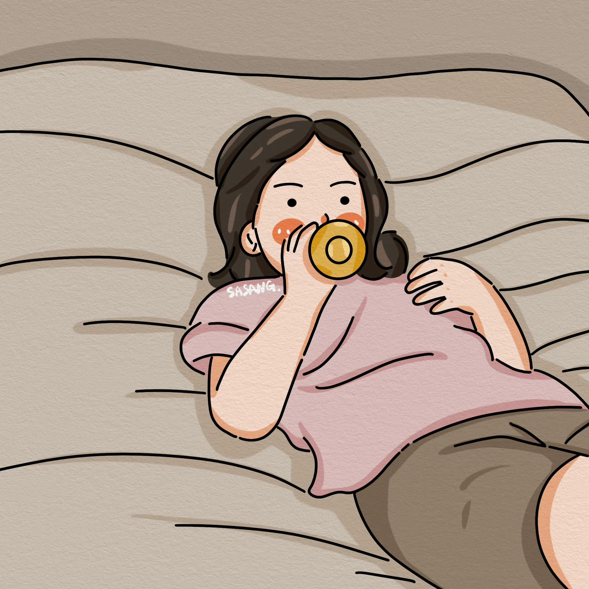 躺平无罪 超可爱的摆烂头像 67躺平无罪 超可爱的