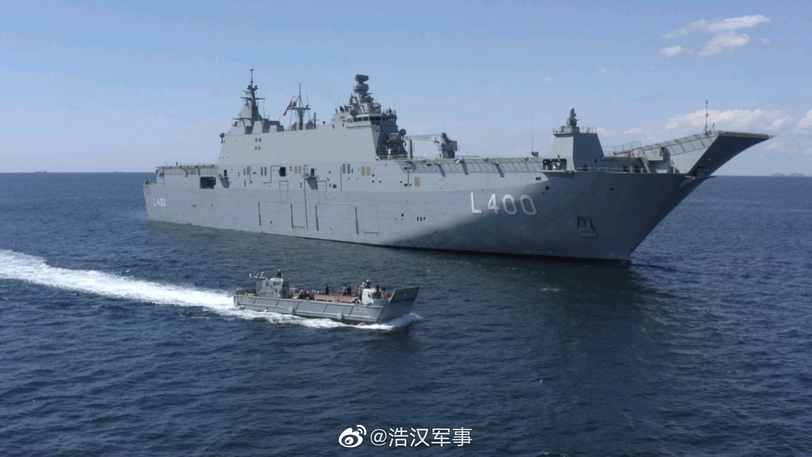 土耳其海军"阿纳托利亚"号两栖攻击舰海试__财经头条