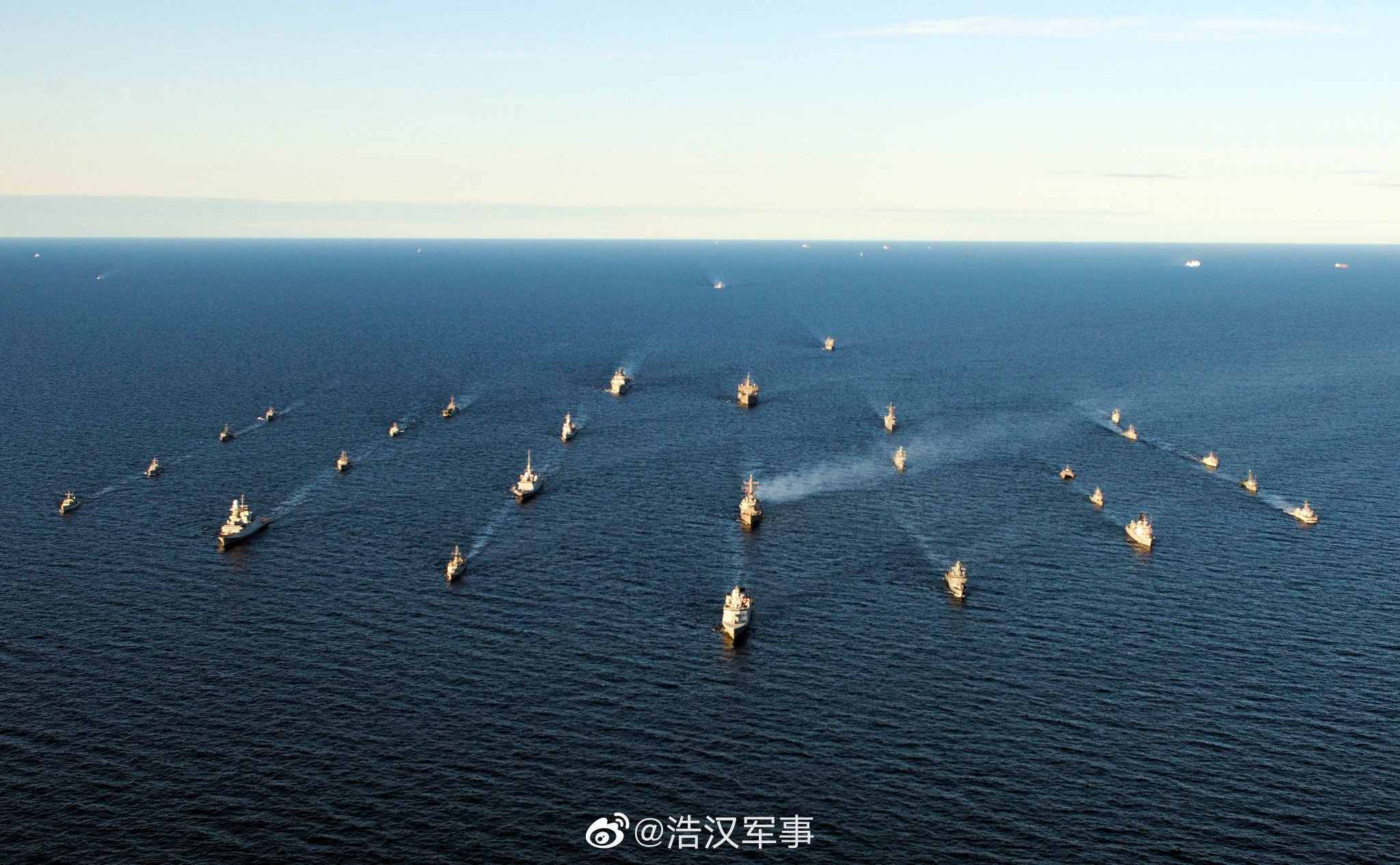 19个北约盟国与瑞典在波罗的海进行50艘船,超过45架飞机和大约60