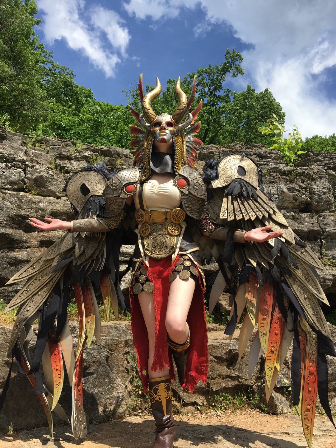 《战神》女武神·格恩达尔 cos by dovahkween_高清图集_新浪网