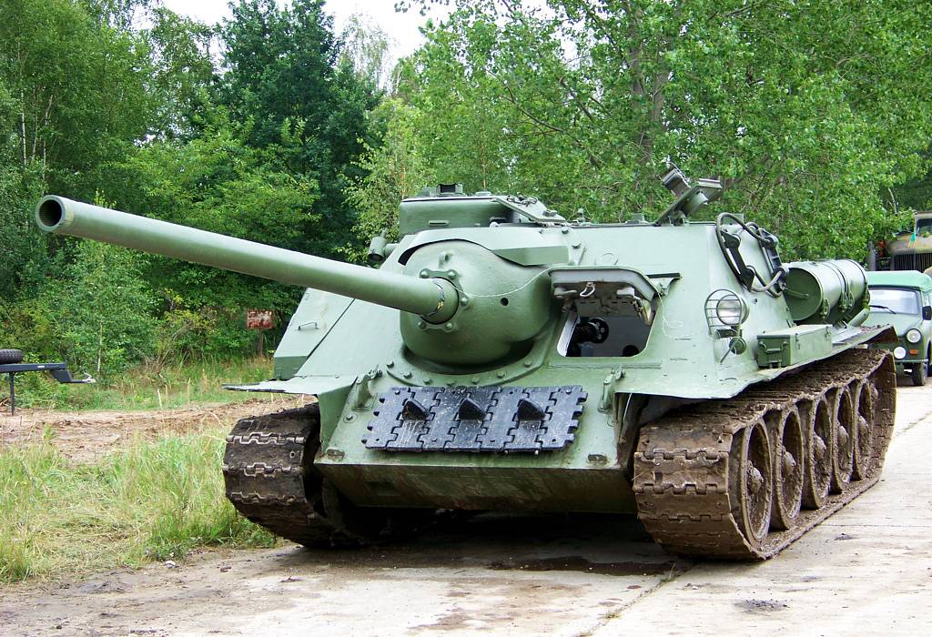 苏联isu-122坦克车,面临火炮不足隐患,但实力不俗!