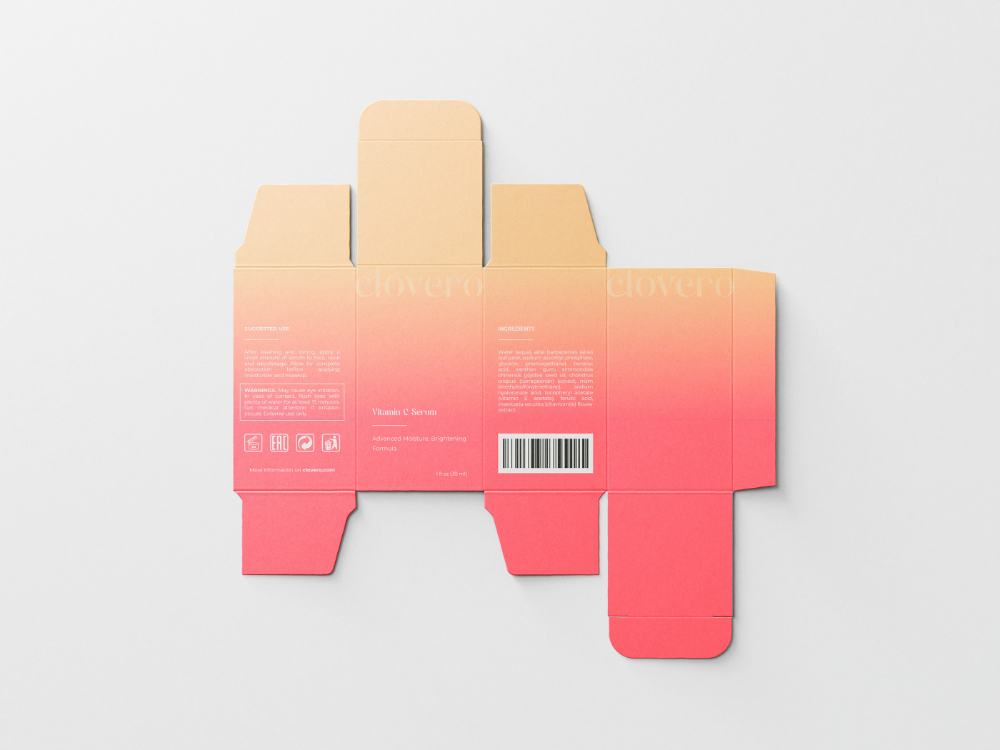 包装盒展开图设计参考