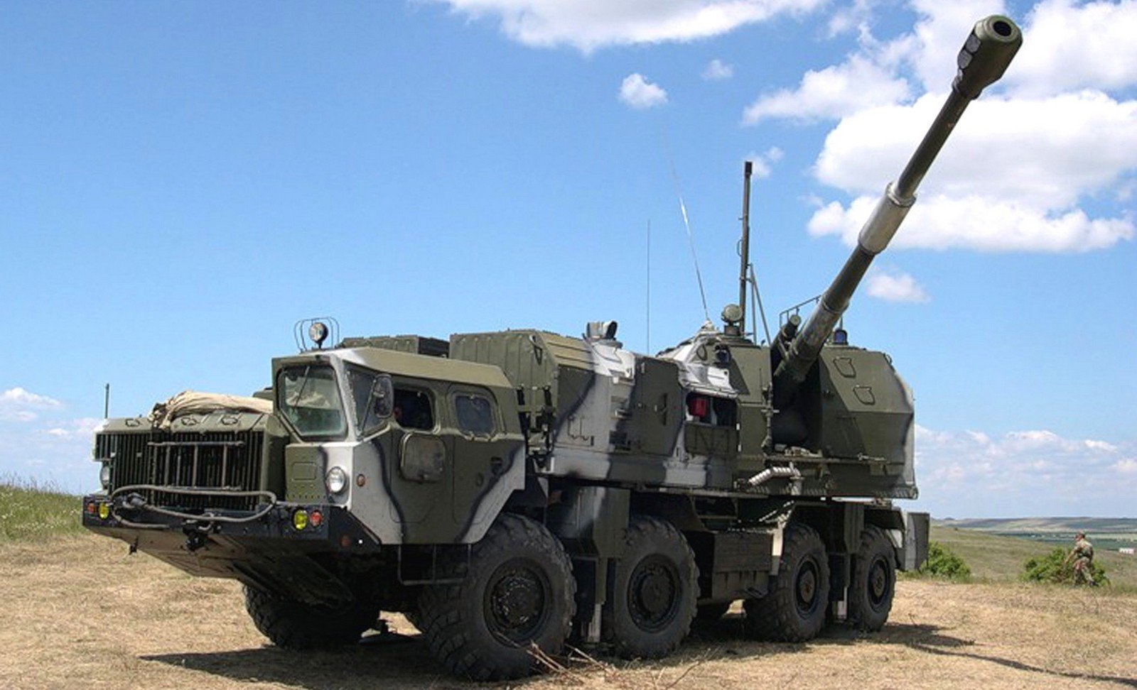 a222自行岸防炮系统,可全天候作战,具备良好战场机动性!